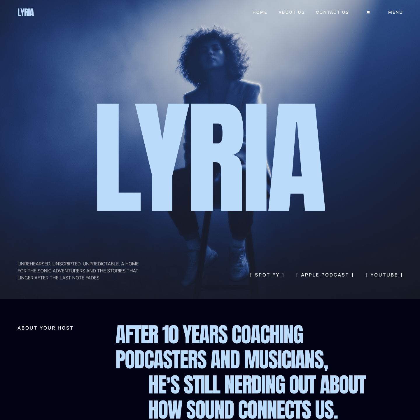 Podcast website demo